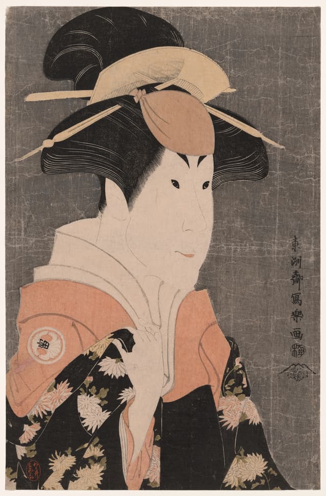 Segawa Tomisaburō II as Yadorigi, Tōshūsai Sharaku