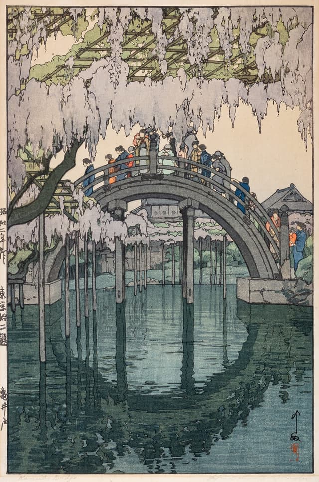 Kameido Bridge, Yoshida Hiroshi