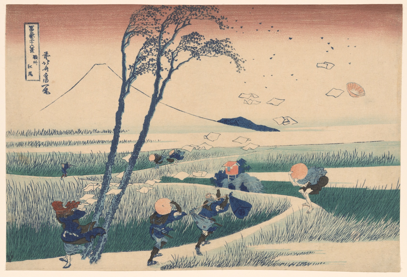 Ejiri in Suruga Province — Katsushika Hokusai